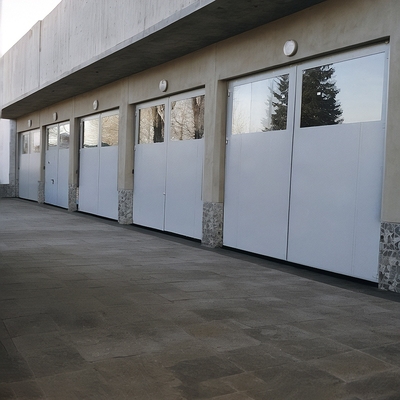 Ворота с остеклением